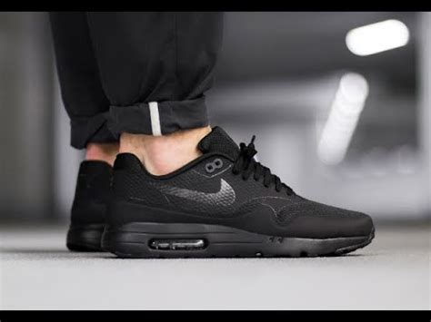 Nike Air Max Ultra Essential Black Unboxing On Feet Youtube