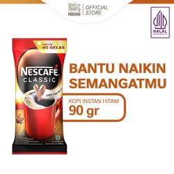 Promo NESCAFE CLASSIC Kopi Bubuk Instan Kopi Hitam Sachet Bag 45g