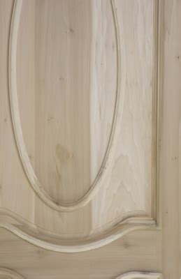 Puerta De Madera S Lida De Poplar Con Tablero Modelo Oval Capeco