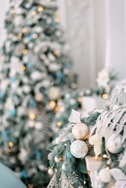 Premium Photo | Beautiful elegant christmas interior decorations