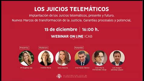 Webinar Los Juicios Telem Ticos On Vimeo