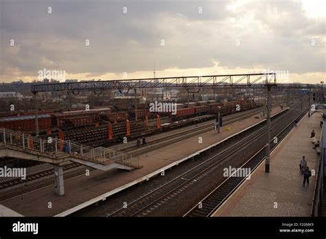 Train station in Kiev, Ukraine Stock Photo - Alamy