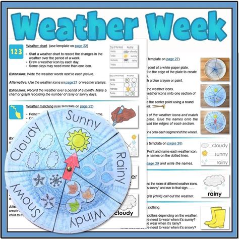 Hatchling Curriculum Weather Week A Complete Curriculum For Children