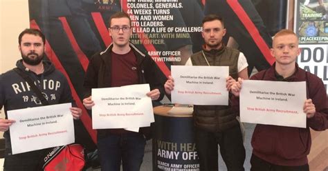 Sinn Féin protests at British army recruitment at university – The ...