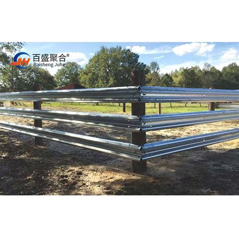 Hot Dip Galvanized Road Safety Steel Crash Barrier Metal W Beam