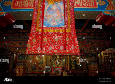 Buddhist monastery inside hi-res stock photography and images - Alamy