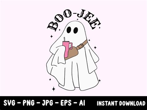 Boo Jee Svg Boojee Ghost Svg Halloween Svg Ghost Svg Boo Svg Png