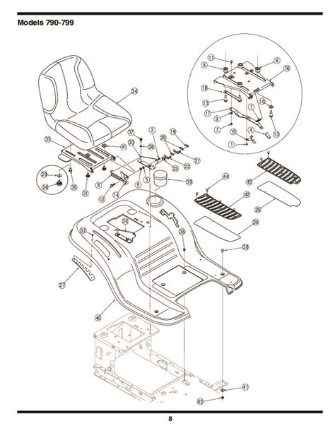 Mtd Hydrostatic Lawn Tractor Mower Parts List 20340 Hot Sex Picture