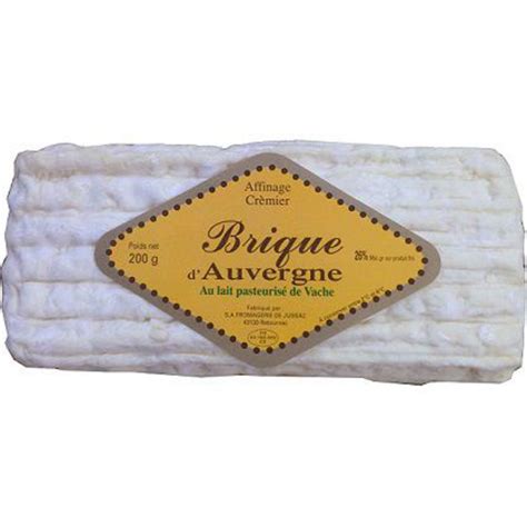 Fromagerie De Jussac Brique D Auvergne Au Lait Pasteuris De Vache