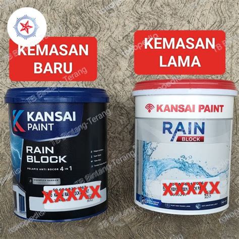 Jual RAIN BLOCK 1 KG CAT PELAPIS ANTI BOCOR WATERPROOF KANSAI PAINT