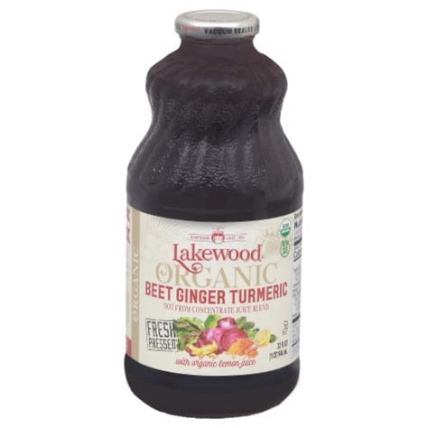 Lakewood Juice Beet Ginger Turmeric Organic 6 Pk 32 Fl Oz Kroger