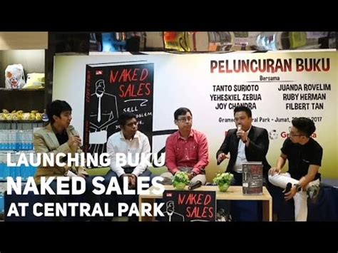 Launching Buku Naked Sales At Gramedia Central Park Bersama Elex Media