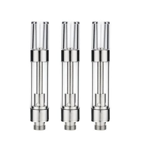 Newnest Dank Vape Atomizer Ceramic Coil G5 Cartridges 1 0ml Round Flat Cartridge Tank Vaporizer