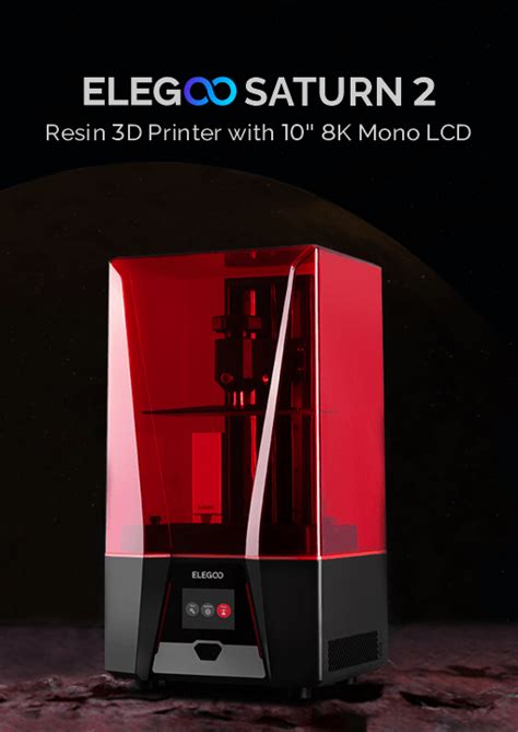 ELEGOO Saturn 8k 10 Mono LCD MSLA Resin 3D Printer 57 OFF