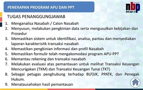 Sosialisasi APU PPT BPR NBP 31 PPT