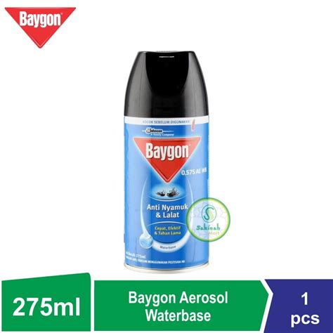 Jual Baygon Aerosol Waterbase Ml Anti Nyamuk Dan Lalat Shopee