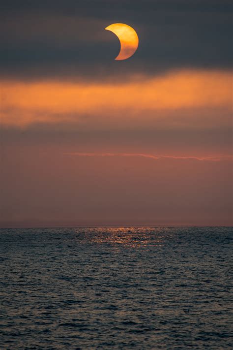 Partial Solar Eclipse At Sea Sky And Telescope Sky And Telescope