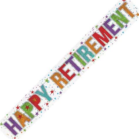 Happy Retirement Banner Party Decorationwall Banner Retirement