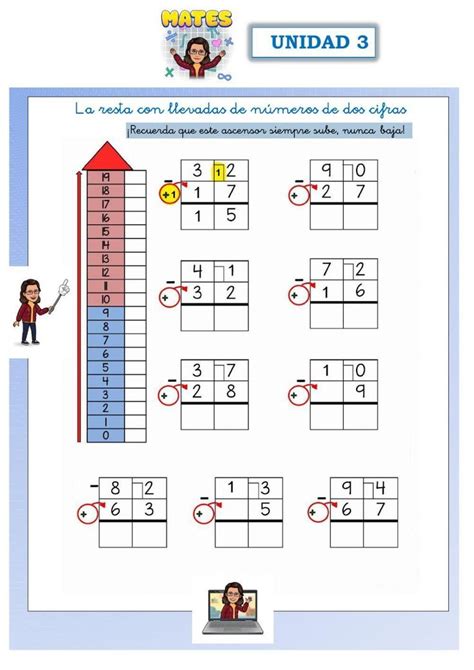 A Spanish Worksheet With Numbers And Symbols