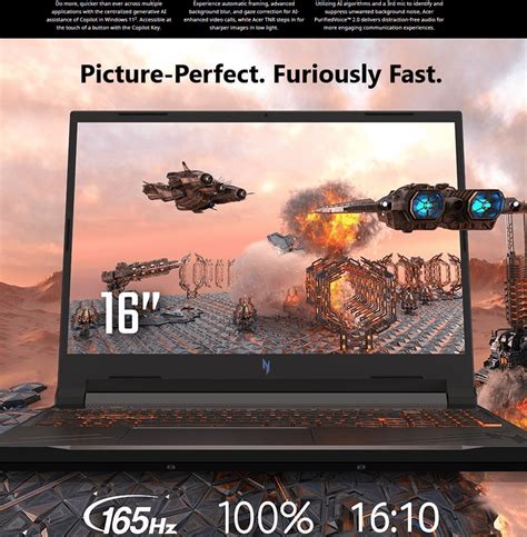 Acer Nitro V 16 Anv16 41 R101 16 Wuxga 165hz Gaming Laptop R7 8845hs 16gb 512gb Ssd