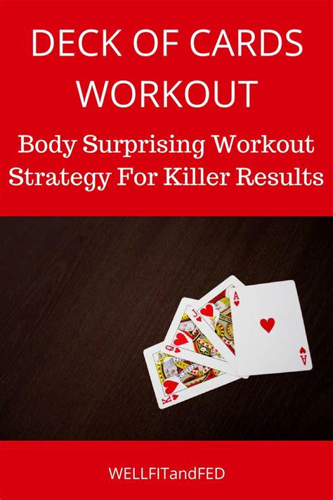 Workout Fun: Deck of Cards Workout | WELLFITandFED | Dr. Heather ...