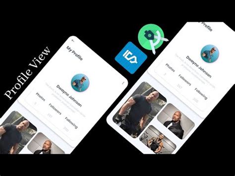 Profile View Ui Design Sketchware Design Android Studio