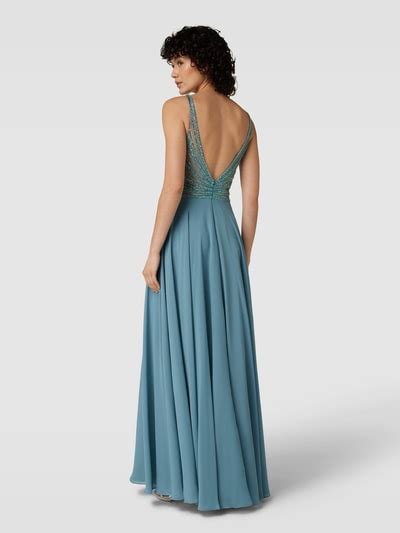 Hey Kyla Abendkleid Mit Paillettenbesatz Aqua Online Kaufen