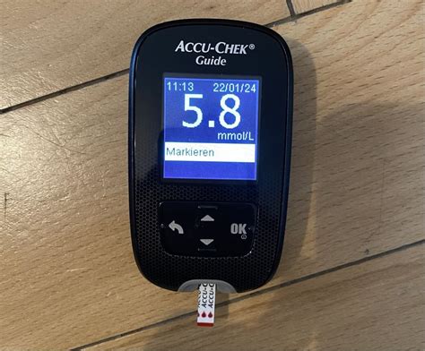 Blutzucker Messgerät Accu Chek Guide Kit mmol L Acheter sur Ricardo