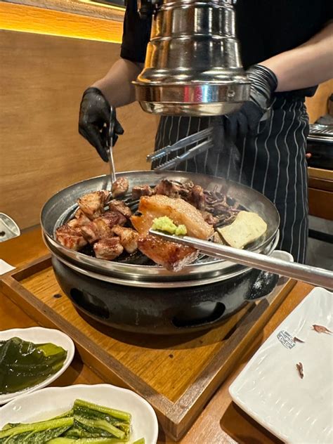 잠실새내 고반식당 고기 명이나물 최고의 조합인 구워주는 고기맛집 목살 가브리살 항정살 네이버 블로그