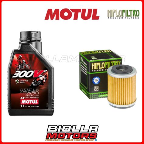 Kit Tagliando Yamaha Tt S T Filtro Olio Motul V W