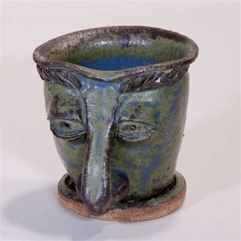 Pottery Face Mug Etsy