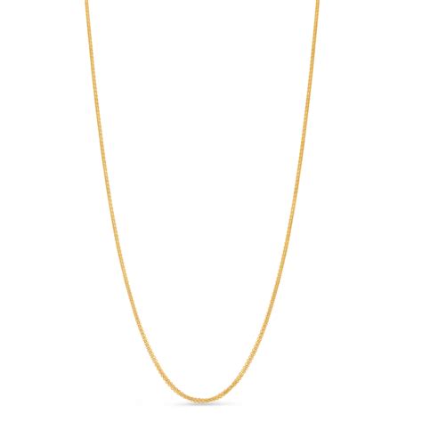 Flat Chain In 22ct Gold Gold Chain PureJewels UK