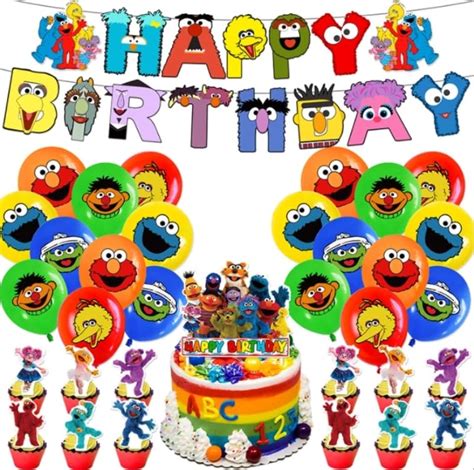 Buy Sesame Street Birthday Decoration Sesame Street Birthday Party