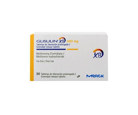 Glisulin Xr Mg Merck X Caja Con Tabletas Compre En L Nea En