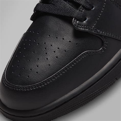 Air Jordan 1 Low Triple Black 553558 093 SneakerNews