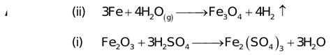 1 Balance The Equation 1 Fe2O3 H2SO4 Fe SO4 3 H2O 2 Fe H2O