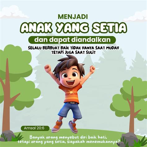 Menjadi Anak Yang Setia” Elohim Ministry