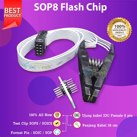 Sop Flash Chip Ic Test Clip Ic Eprom Eeprom Bios Rom Socket