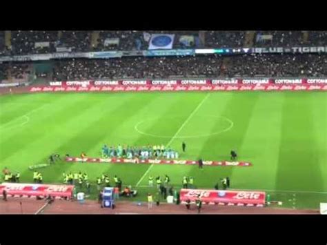 Video Napolimagazine Napoli Lazio Ingresso Squadre Inno E Cori