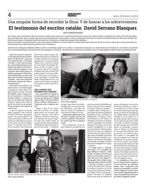 Entrevista Con El Autor Y La Sobreviviente