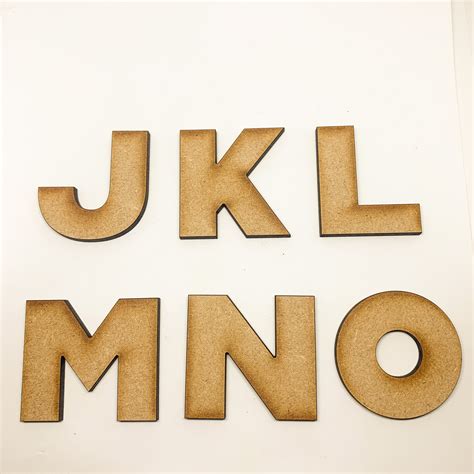 Houten Letters 2cm 20cm Klein En Groot 4mm Dik Slaapkamer Etsy