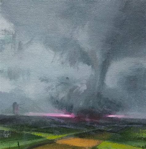 Tornado Painting by Leticia Gaspar | Saatchi Art