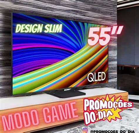 Samsung Smart TV QLED 4K 55Q65C 2023 Modo Game Tela Sem Limites 55