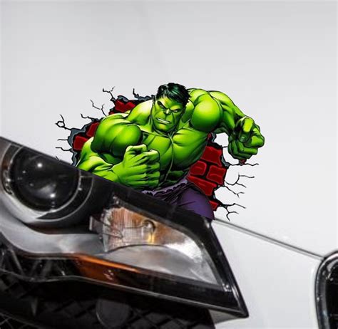 1x Incredible Hulk Avengers Marvel Car Sticker Graphics Etsy