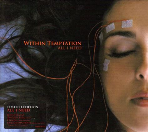 Within Temptation – All I Need (2007, Digipak, CD) - Discogs