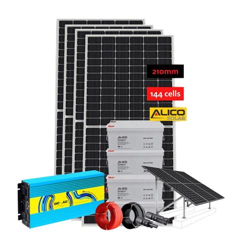 Alicosolar Off On Grid Solar System Solar Panel System For Home High