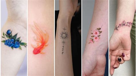 Get Inked Alluring Wrist Female Small Tattoo Designs For Fashion