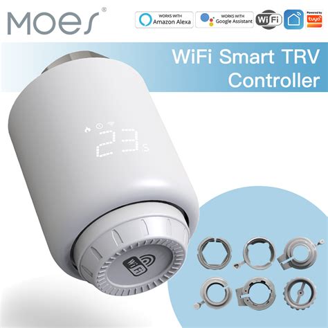 Tuya Smart Wifi Thermostatic Radiator Valve Actuators Smart Life