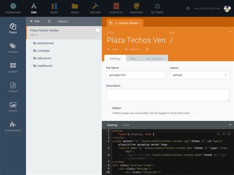 Backend Theme Plugin October Cms