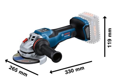 Gws 18v 15 Psc Cordless Angle Grinder Biturbo Bosch Professional